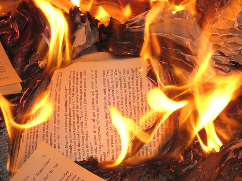 book-fire